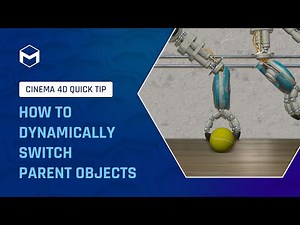 #C4DQuickTip 73: How to dynamically switch parent objects in Cinema 4D