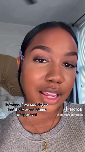 Alamar Cosmetics Purple Blush Review on Deep Skin