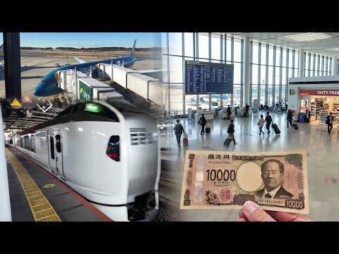 Full Trip Narita International Airport to Downtown Tokyo (Immigration, ATM, SIM Cards, & Train)