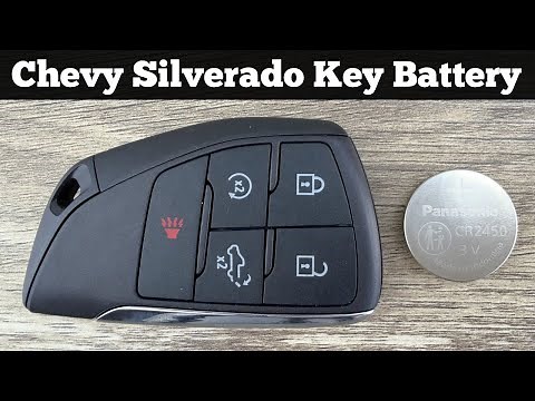 2025 CHEVY SILVERADO Key Fob Battery Replacement - How To Change Silverado Remote Batteries DIY