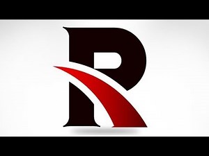 R Letter Logo Design Illustrator | R Logo Design Illustrator