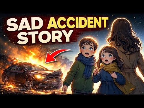 Sad Road Accident Story | Emotional Animation That Will Make You Cry 😢