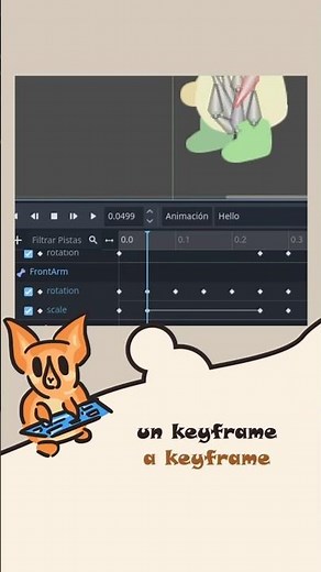How I animate in Godot using bones and sprites #indiegamedev #godot #gamedevblog