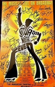 Authentic Saturday Night Fever Broadway Poster • Full Cast Signatures • 1999–2000 Minskoff Theatre - Etsy