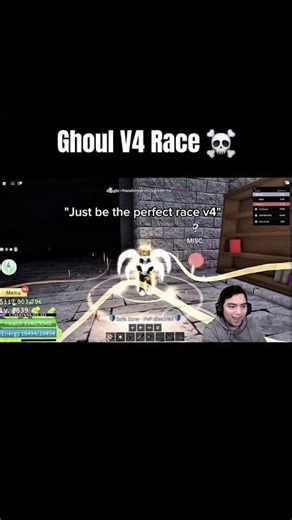 Ghoul V4 Race is The Best in Blox Fruits..! ☠️ #bloxfruits #roblox #fyp #jujubotv