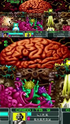 Alien Storm Sega 1990 Final Boss #sega #alienstorm #retrogaming #gamingshorts