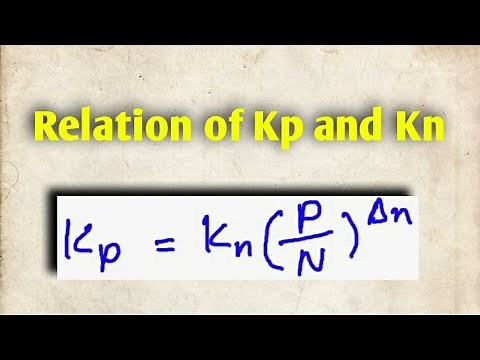 Relation between Kp and Kn