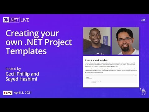 On .NET Live - Creating your own .NET Project Templates