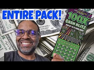 100X CASH BLITZ | NJ LOTTERY SCRATCH OFF TICKETS | FULL PACK #scratchers