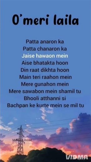 O Meri Laila lyrics#100k #trending