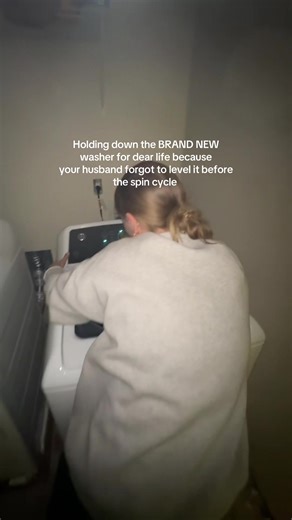 Freshly 45 minutes out of the box, mind you. | washer machine