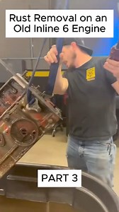 3K views · 19 reactions | Rust Removal on an Old Inline 6 Engine | Enginebuildcar1 | Facebook