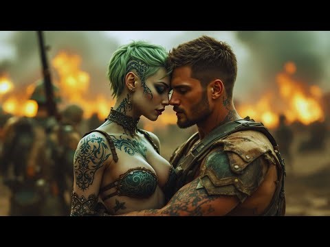 The Alien Woman And The Human Soldier Were About To Die, But They Survived By Hugging Each Other.