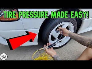 How to check tire pressure the RIGHT WAY | Fill your tires with air at home DIY