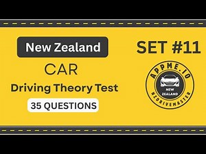 NZ Driving Theory Test 2026 | 35 REAL CAR Questions | Official Practice New Zealand Part 11