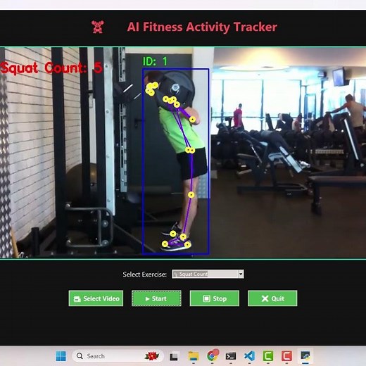 🤖💪🏋️‍♂️ AI-Powered Fitness Tracking & Squat Counter