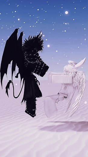Love in hell, Angel and Devil w/ @¥µñð~♡ 🐇🔥 • • TC/DC: @Hata Kum • Game: Cata Emote: Floating love (matching) boy x girl ver • • #roblox #tasumi_xx #fyp #trend #hasbinhotel