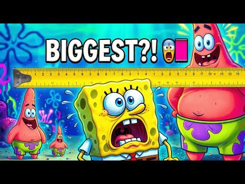 Sandy Cheeks Ranking By Size! 📏 Biggest to Smallest SpongeBob Moments