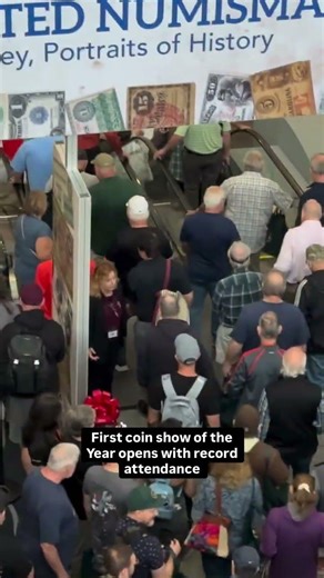 The crowd was insane, they were lined up out the door to buy/sell/trade rare coins and bullion at