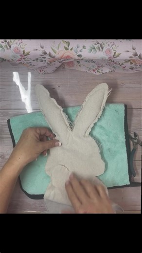 Drop Cloth Quilted Heart Bunny - Video | Knot Just Chalk