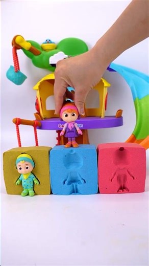 Satisfying Unboxing Cocomelon & Family | ASMR Video #toys #shorts #jj #kineticsand