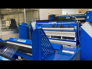 Unwinder-Rewinder with both a micro and a macro perforator for plastic film