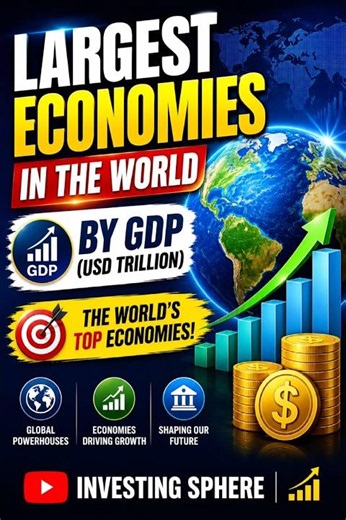 Largest Economies in the World by GDP (2026) | USA CHINA INDIA JAPAN