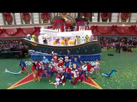 Disney Treasure Magic Meets the Sea Float Thanksgiving Parade Performance November 23, 2023