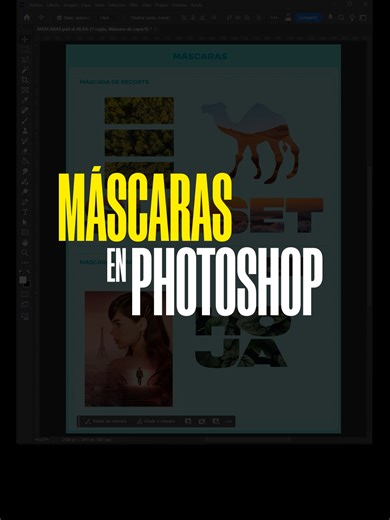 Aprende a usar máscaras en Photoshop para tus diseños