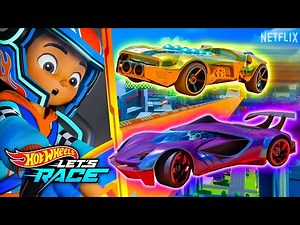 Coop and Cruise Battle for Five Flame Badges! 🔥 | Hot Wheels Let’s Race
