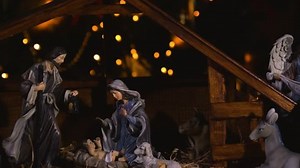 Jesus Christ Nativity Scene Atmospheric Lights Stock Footage Video (100% Royalty-free) 1015589443 | Shutterstock