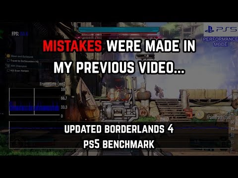 Borderlands 4 - PS5 Updated Benchmark - Mini Boss Battle