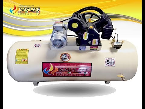 Compresor de aire Industrial 5 HP 500 Lts Trifasico Maryland Venta