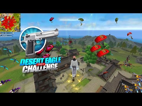 ONLY DESERT EAGLE CHALLENGE 👑 |NEW PEAK | 99%Headshot Rate ⚡| Solo Vs Squad Full Gameplay | intel i9