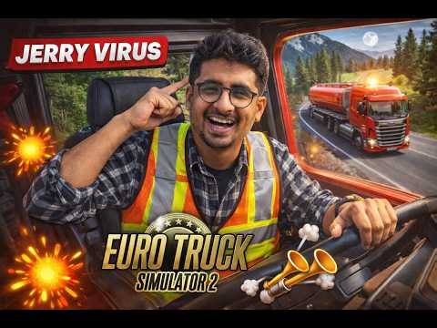 ETS 2 Chill Stream 🚛 Long Drive & Relax Talks | JerryVirus