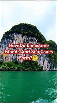 How are limestone islands and caves formed in the sea? 🌊⛰️ Discover this amazing secret of nature!