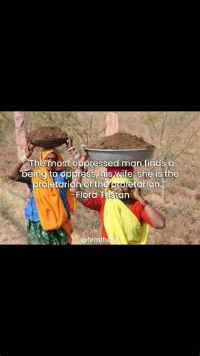 𝐴𝑃 on Instagram: "Even within the proletariat, women carry a heavier burden. Capitalism exploits their labour, but patriarchy exploits their existence. Their labour is undervalued outside the home and taken for granted within it. So, while we speak of class struggle, their struggle is doubled...at home and in society. We speak of class oppression, yet forget the gendered chains woven into it. For the proletarian man, capitalism is the enemy. For the proletarian woman, the enemy has two faces. 