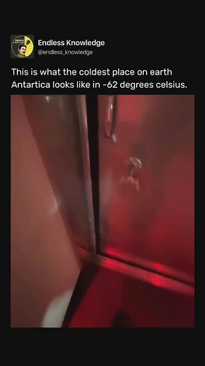 Endless Knowledge - Facts & News on Instagram: "At -62°C, Antarctica becomes a frozen, alien world. The sky often glows with eerie white and blue hues, with sundogs and auroras dancing in the frigid air. The snow crunches like glass underfoot, while icebergs and glaciers appear sculpted by the relentless cold. Everything feels still and silent, as the extreme cold hardens the landscape, making it almost otherworldly. Follow @endless_knowledge"
