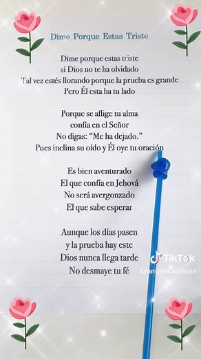Dime Por Qué Estás Triste - Letra | Alabanza Cristiana