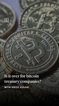 Is it over for bitcoin treasury companies? | FT #shorts