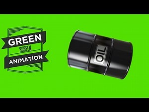 Oil Barrel - Green Screen Footage Free