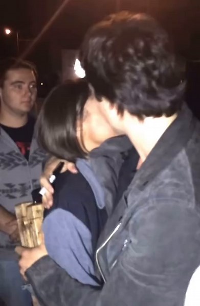 Ian Somerhalder and Kat Graham at Vampire Diaries Event