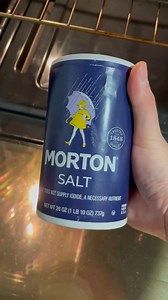 Morton Salt goes beyond cooking; it’s also great for cleaning up cooking messes! Drop a 🧂 below if you’ll give this a try! #MortonSalt #SaltTip #CleaningTips | Morton Salt