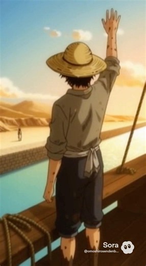 麦わら帽子の男はアラバスタの王女ビビとお別れします #onepiece #ワンピース #感動する話 #泣く #別れ