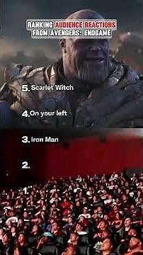Ranking the audience's best in-theater reaction moments for avengers- endgame #marvel #marvelendgame