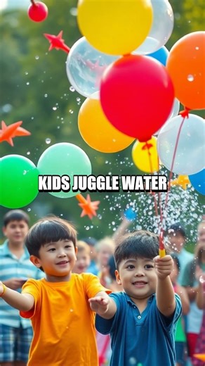 Sunlit Laughter Raft Race at the Pool