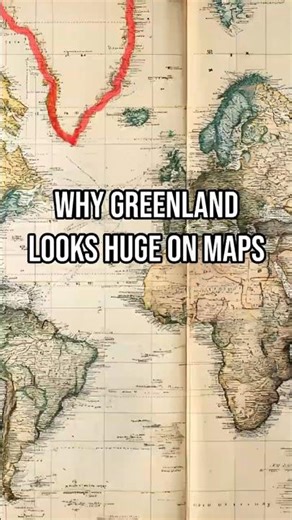 Why Greenland Looks Huge on Maps
