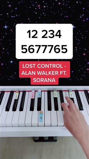 Lost Control - Alan Walker ft. Sorana (Piano Tutorial) #lostcontrol #alanwalker #alanwalkermusic
