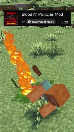 This is what Minecraft looks like with BLOOD EFFECTS 💀🔥