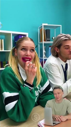 Epic Invisible Lipstick Prank! 😂💄 #Shorts #LOL